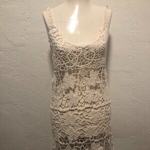 BEAUTIFUL Cream /white off coverup dress